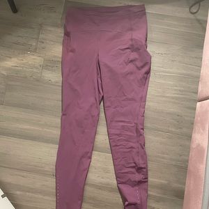 Lululemon Dusty Rose high rise leggings